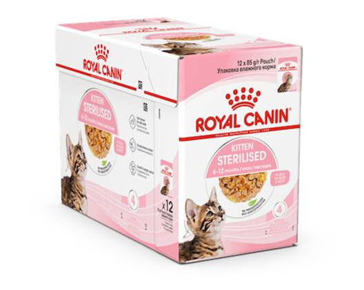 Royal Canin Kattunge Sterilisert Våtfôr Jelly 12x85 g