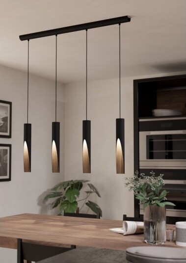 Eglo Barbotto Langbord 4L Gu10 Sort