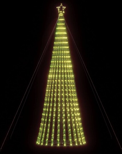 LED Juletre 1028 LEDs Varm Hvit 403 cm