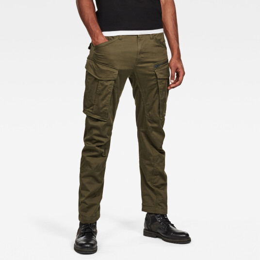 G-Star RAW Rovic Zip 3D Straight Tapered Pant - Green - Men 30-34 Green male