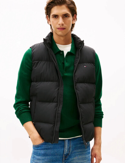 Tommy Hilfiger Down Vest - Black - S Tommy Hilfiger Down Vest - Black - S