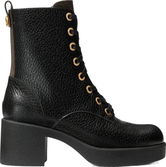 Michael Kors Bryant Lace Up Bootie BLK/BROWN 36