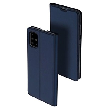 Dux Ducis Skin Pro Samsung Galaxy A51 Flip-deksel med Kortholder Mørkeblå