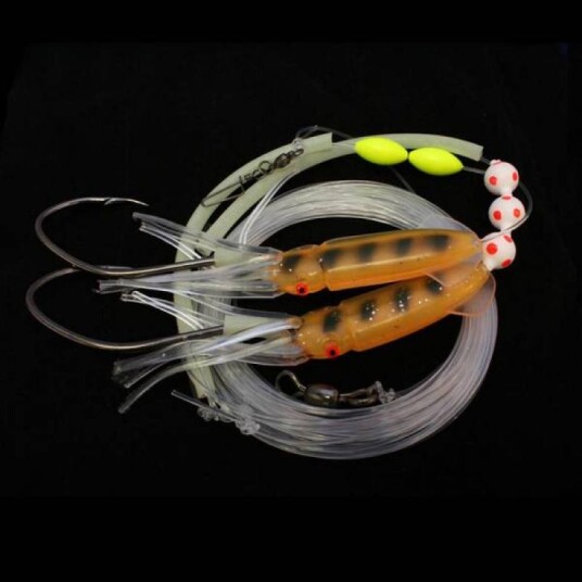 Søvik Natural Bait 002 Twin Squid   OneSize