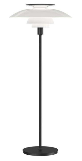 Louis Poulsen PH 80 Gulvlampe Opal/Black Louis Poulsen PH 80 Gulvlampe Opal/Black
