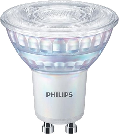Philips LED-lyspære WarmGlow Spot 3.8W/922-927 (50W) 36° dimmable GU10 Philips LED-lyspære WarmGlow Spot 3.8W/922-927 (50W) 36° dimmable GU10