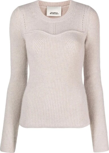 Isabel Marant Dame Strikkevarer Beige S,