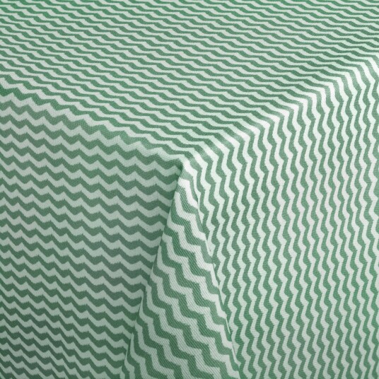 ERWIN M. Duk Waves kvadratisk; 110x140 cm (BxL); Salvie; Rektangulær