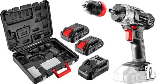 Graphite Drill 58G022 18v 2x2.0ah Batterier 1250 O/Min