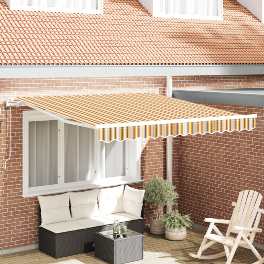 Innvendbar Markise Flerfarget 300 x 250 cm Stoff Innvendbar Markise Flerfarget 300 x 250 cm Stoff