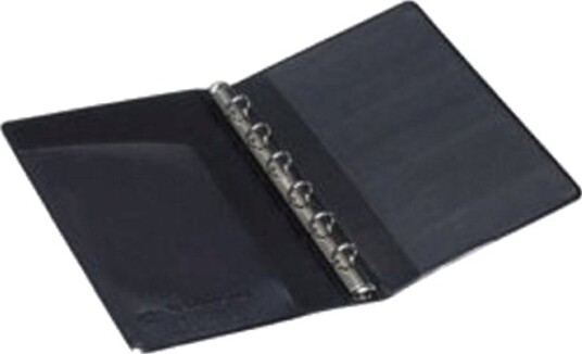 Lommeringpermer Størrelse 4 163 X 11 Mm 8 Mm 6 Ringsmekanisme Svart