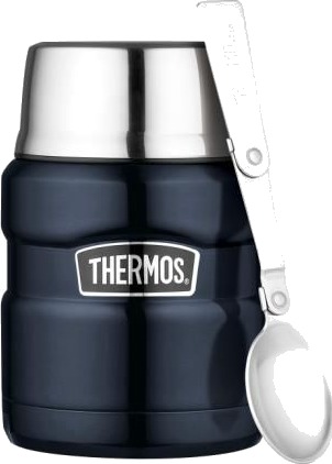 Thermos King Stainless Steel Vakuum Food Jar Dark Blue 470 Ml With, mattermos 470 ml Dark Blue Thermos King Stainless Steel Vakuum Food Jar Dark Blue 470 Ml With, mattermos 470 ml Dark Blue
