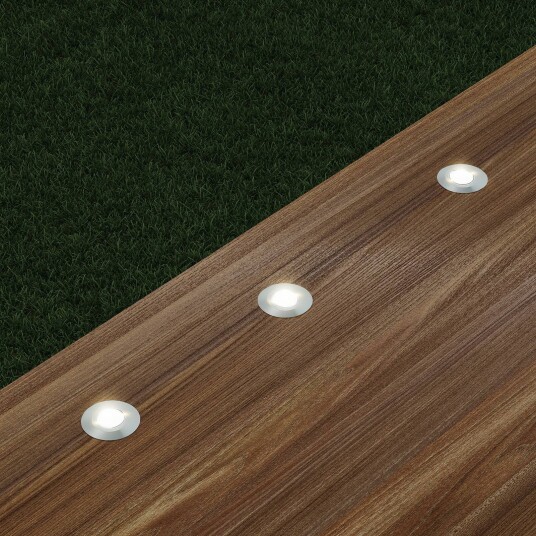 Lindby Gracelle LED-bakkespot, 3 stykk rundt Lindby Gracelle LED-bakkespot, 3 stykk rundt