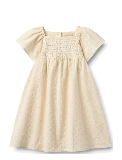 Wheat Dress S/S Elva Cream 110 Wheat Dress S/S Elva Cream 110