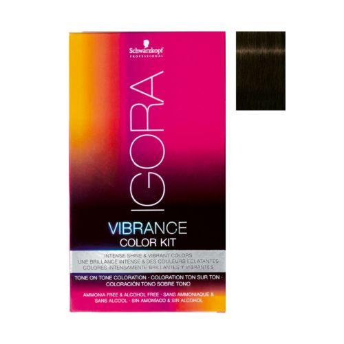 Schwarzkopf Vibrance KIT 4 63 middels brun sjokolade matt
