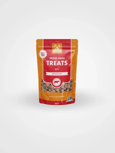 Mush Frysetørket Godbiter Storfe 55 G