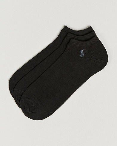Polo Ralph Lauren 3-Pack Ghost Sock Black Polo Ralph Lauren 3-Pack Ghost Sock Black