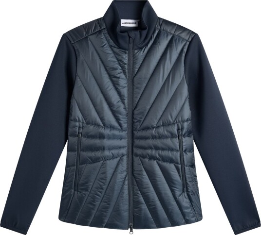 J.Lindeberg Holma Quilt Hybrid Jacket Blå Golfjakke dame JL Navy Small