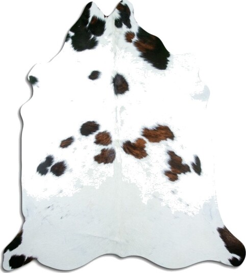 Kuskinn Brun/hvit 1531 Størrelse: 210 x 180 cm