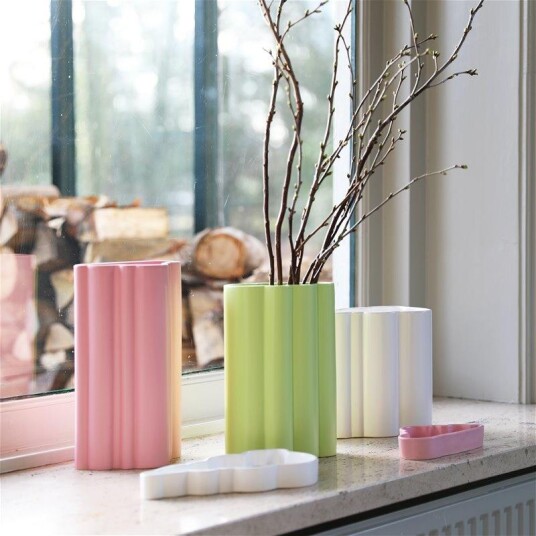 &Klevering Vase Billow Grønn H24