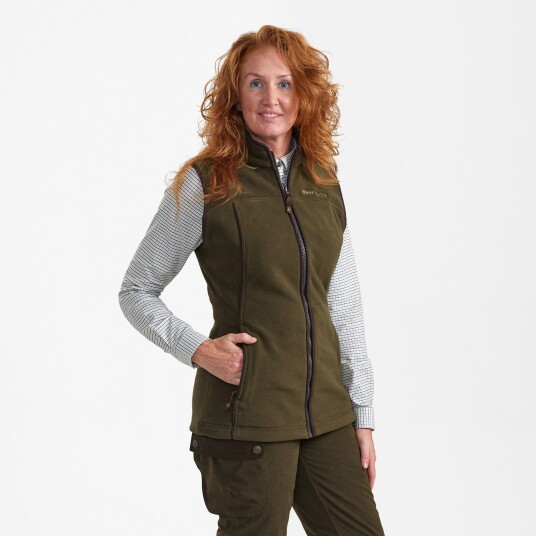Deerhunter Lady Eagle Fleece Vest Ladies Tarmac Green 46