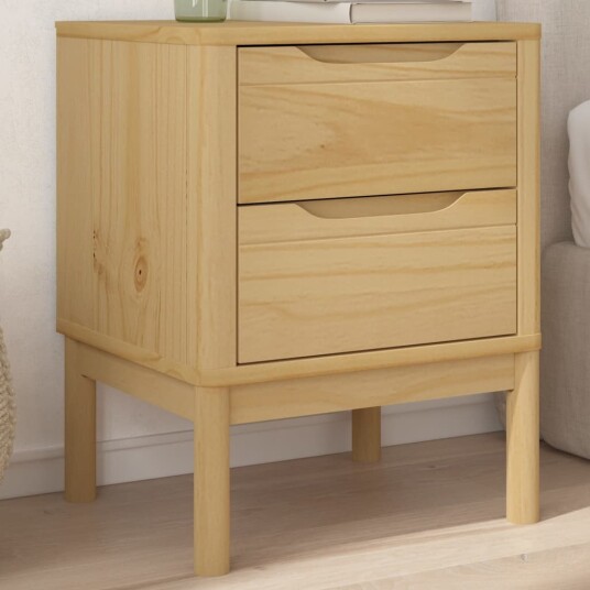 Nattbord voksbrun 45x39x57 cm heltre furu 374002 Nattbord voksbrun 45x39x57 cm heltre furu 374002