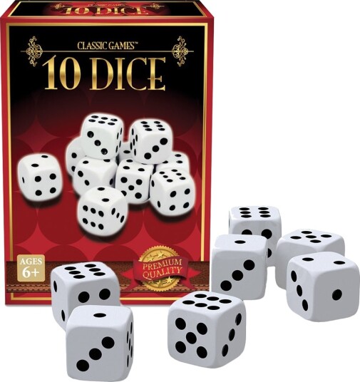 Terninger Classic Games 10 Stk