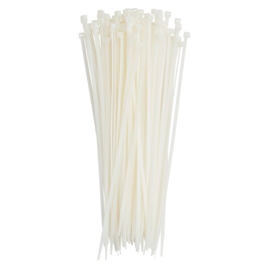 Schou Kabelstrips 4.8x300mm 100stk Hvit Schou Kabelstrips 4.8x300mm 100stk Hvit