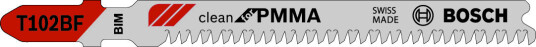 STIKKSAGBLAD T102BF PMMA A5