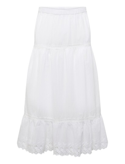Name It Nkfhermala Long Skirt White 158