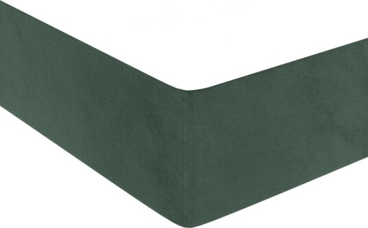 Madrass med pocketfjær mørkegrønn 90x190x20 cm fløyel 347711 Madrass med pocketfjær mørkegrønn 90x190x20 cm fløyel 347711