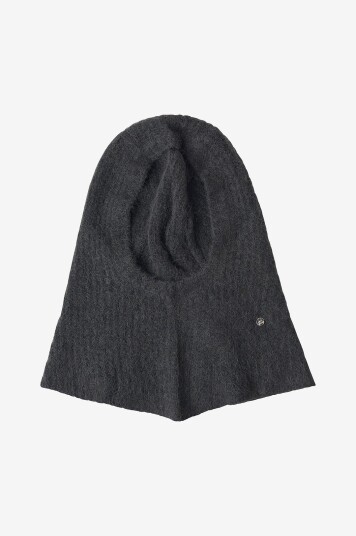 Mos Mosh Balaklava mmThora Balaclava Knit Hat Grå Mos Mosh Balaklava mmThora Balaclava Knit Hat Grå