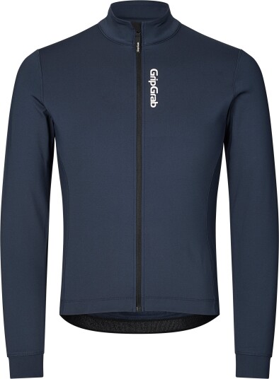 Gripgrab Herre RIDE Thermal Long Sleeve Jersey Navy Blue L