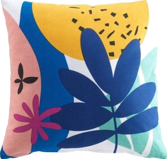Douceur D`Interieur Dekorativ Bomullspute Med Trykk Papaya 45 X 45 Cm