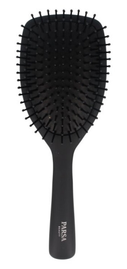 Parsa Carbon Antistatic Paddle Brush Svart L Parsa Carbon Antistatic Paddle Brush Svart L