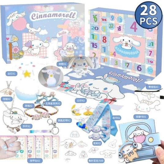 Hot deal til lav pris! Adventskalender for jenter 2024   Julekalender Tilbehør Juledekorasjoner   Glad