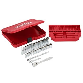 MILWAUKEE SKRALLESETT 1/4" 28DEL 4932464943