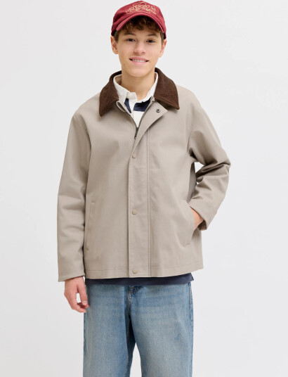Jack & Jones Jjegraham Worker Jacket Ln Jnr Beige 176
