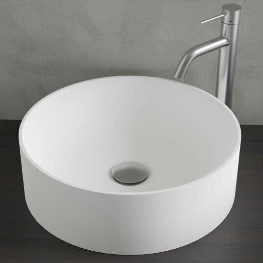 Scandtap Bathroom Concepts Solid R2 Ø380 mm, Hvit Matt