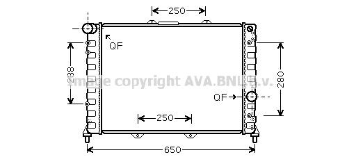 Radiator AVA Clever Choice ALA2091 Radiator AVA Clever Choice ALA2091