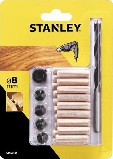 Stanley Treplugg sett 8mm sta66401 26 deler Stanley Treplugg sett 8mm sta66401 26 deler