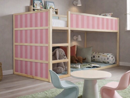 Selvklebende klistremerker for Ikea KURA seng / Spesialtilpassede striper