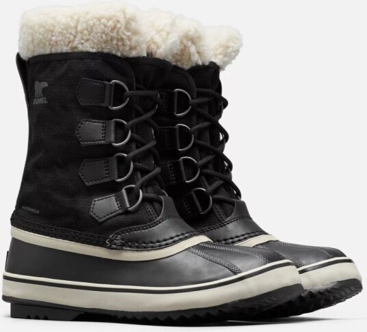 Sorel Women's Winter Carnival Boot Wp Black/Stone 39.5 Sorel Women's Winter Carnival Boot Wp Black/Stone 39.5
