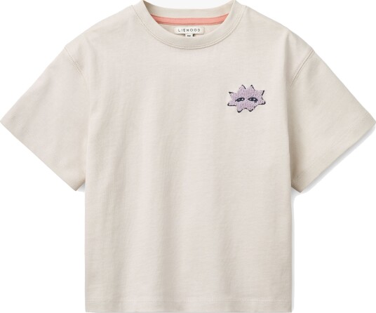 Liewood Tyler Placement Ss T Shirt Cream 122/128