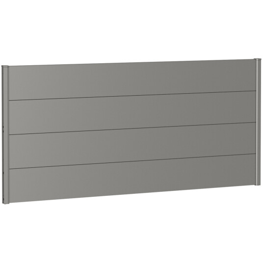 BIOHORT VEGGPANEL FOR LEVEGG UTEN AKRYLGLASS 200X90 KVARTSGRÅ METALLIC BIOHORT VEGGPANEL FOR LEVEGG UTEN AKRYLGLASS 200X90 KVARTSGRÅ METALLIC