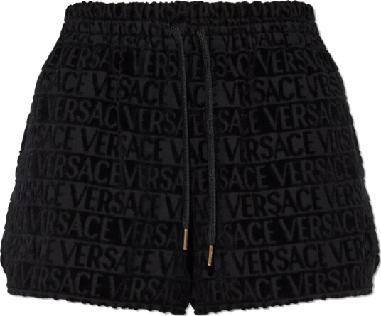 Versace Dame Shorts Svart S, Versace Dame Shorts Svart S,