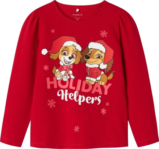 Name It Genser - NmfSasa - Paw Patrol - Barbados Cherry - Name It - 7-8 år (122-128) - Genser - Rød