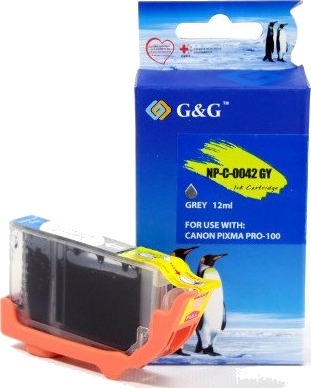 G&G Patrone Kompatibel Canon Cli-42Gy/ 6390B001 Grau
