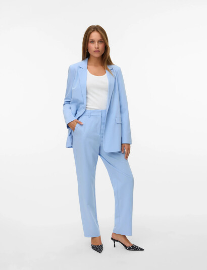 Vero Moda Vmzelda Hw Straight Pant Boo Blue 36 x 32 Vero Moda Vmzelda Hw Straight Pant Boo Blue 36 x 32