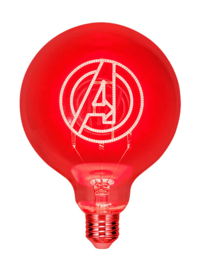 Paladone Led Neon Pære Marvel Avengers Red 18cm